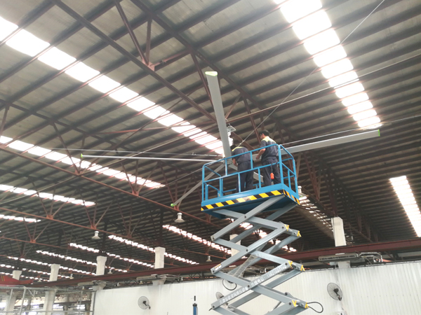 工業(yè)大風(fēng)扇安裝